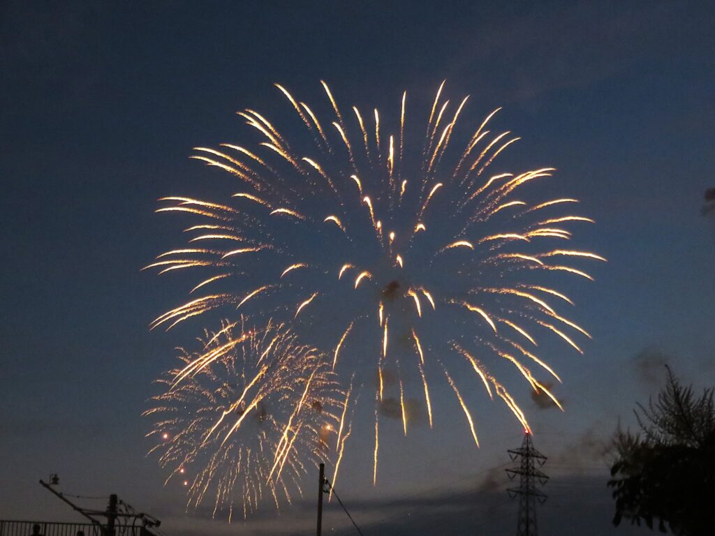 大きな花火の写真